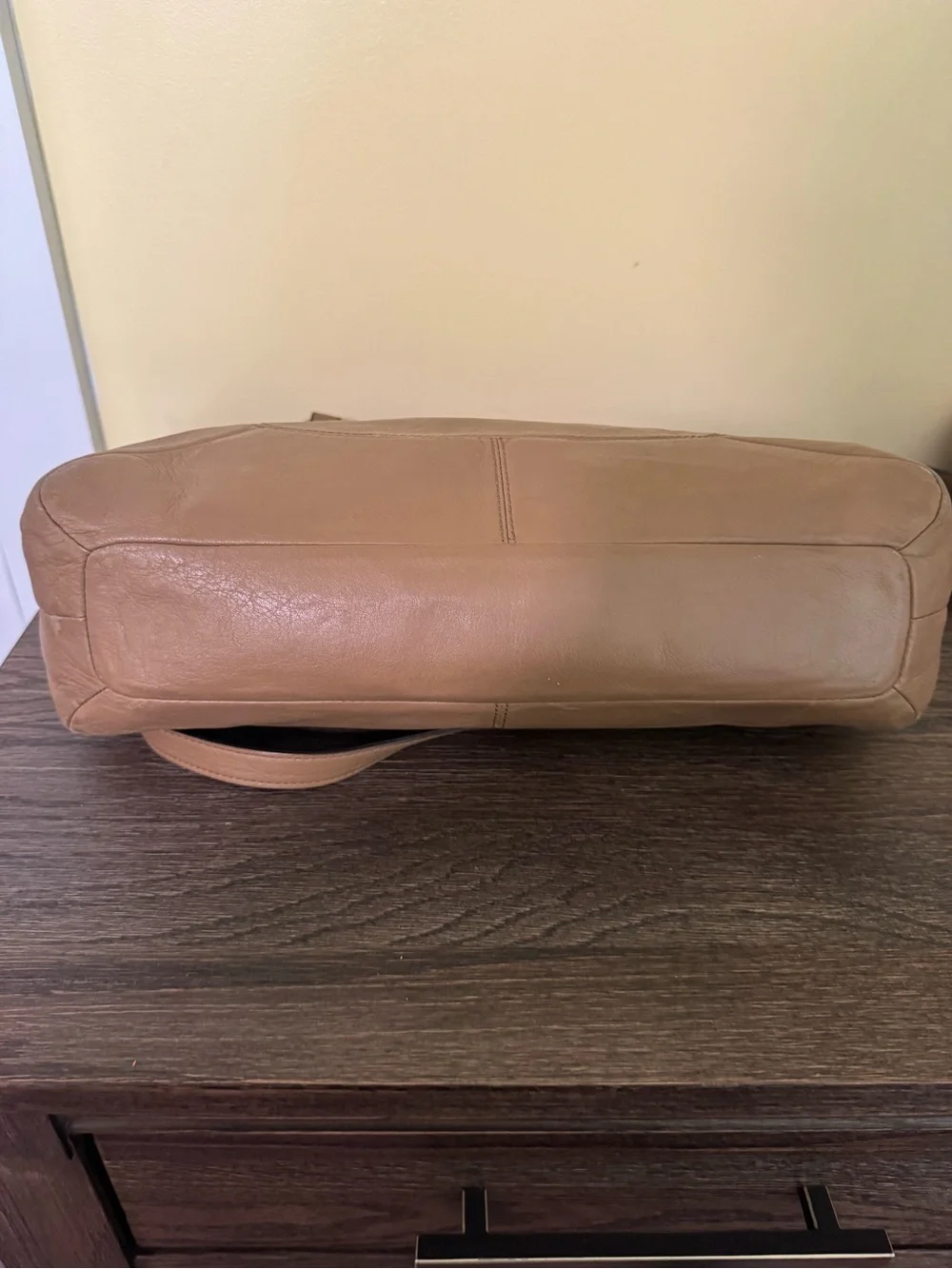 Coach Campbell Leather Tan Tote Bag